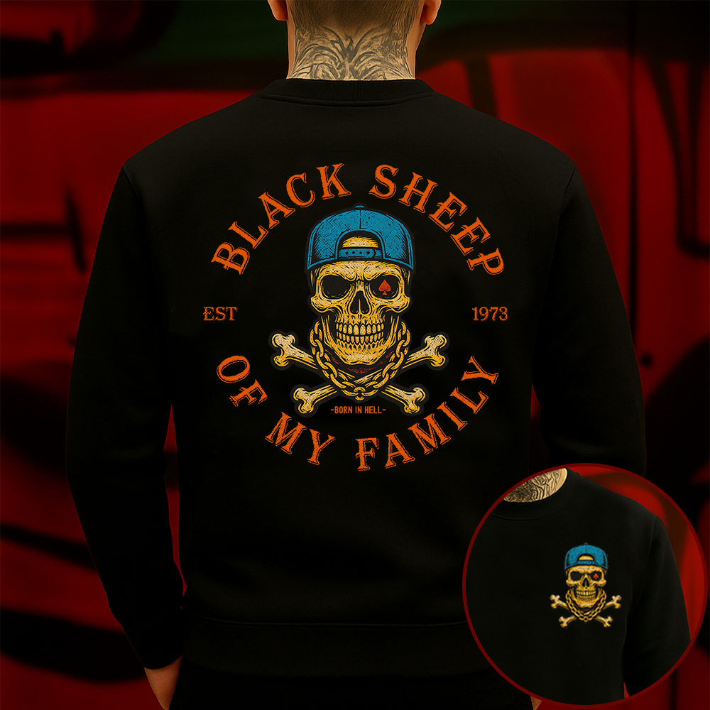 Black Sheep Skull Sweatshirt