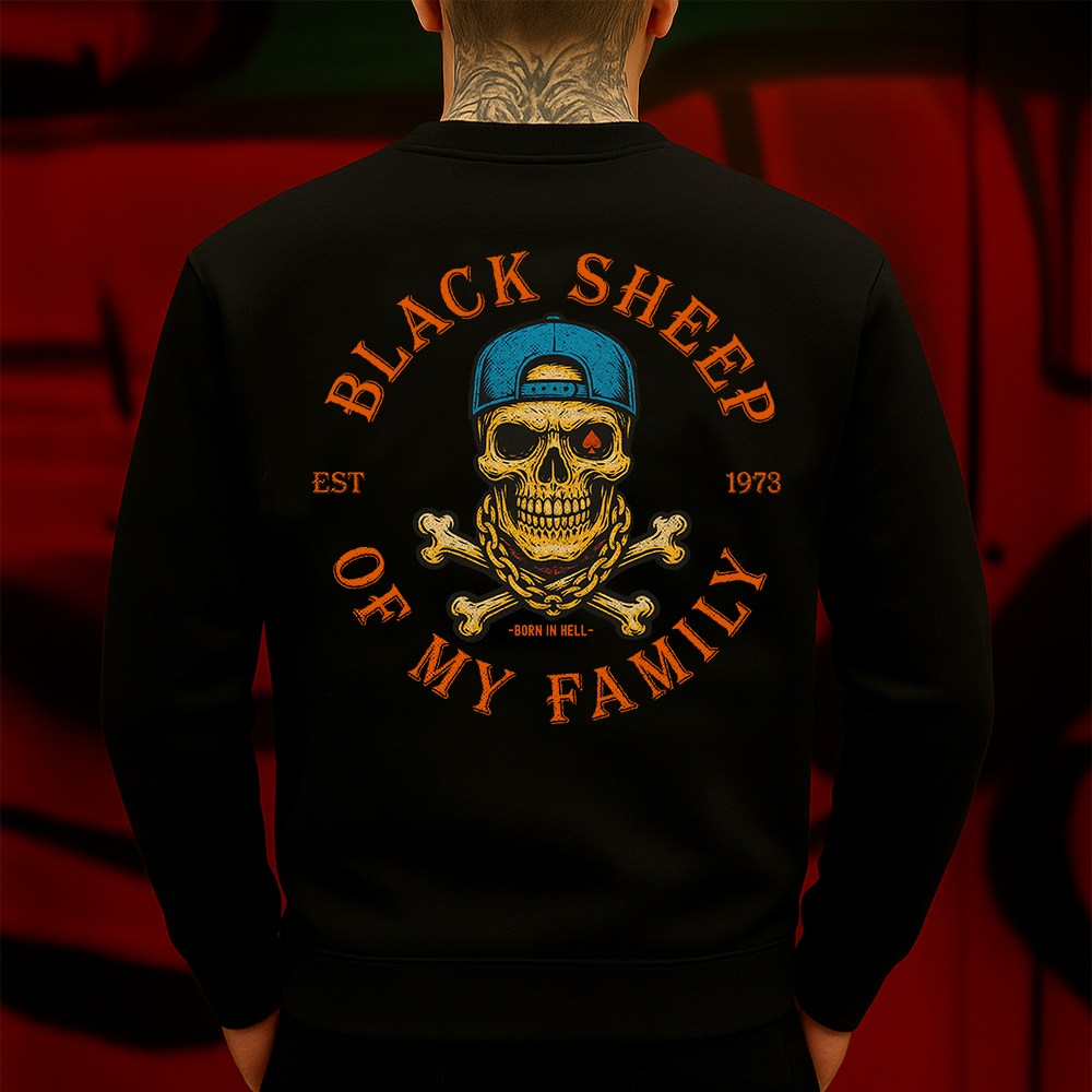Black Sheep Skull Sweatshirt