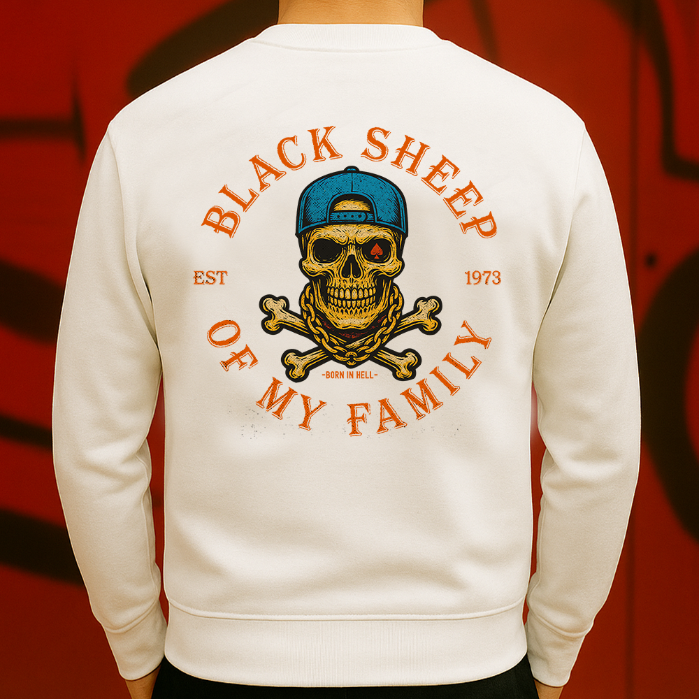 Black Sheep Skull Sweatshirt