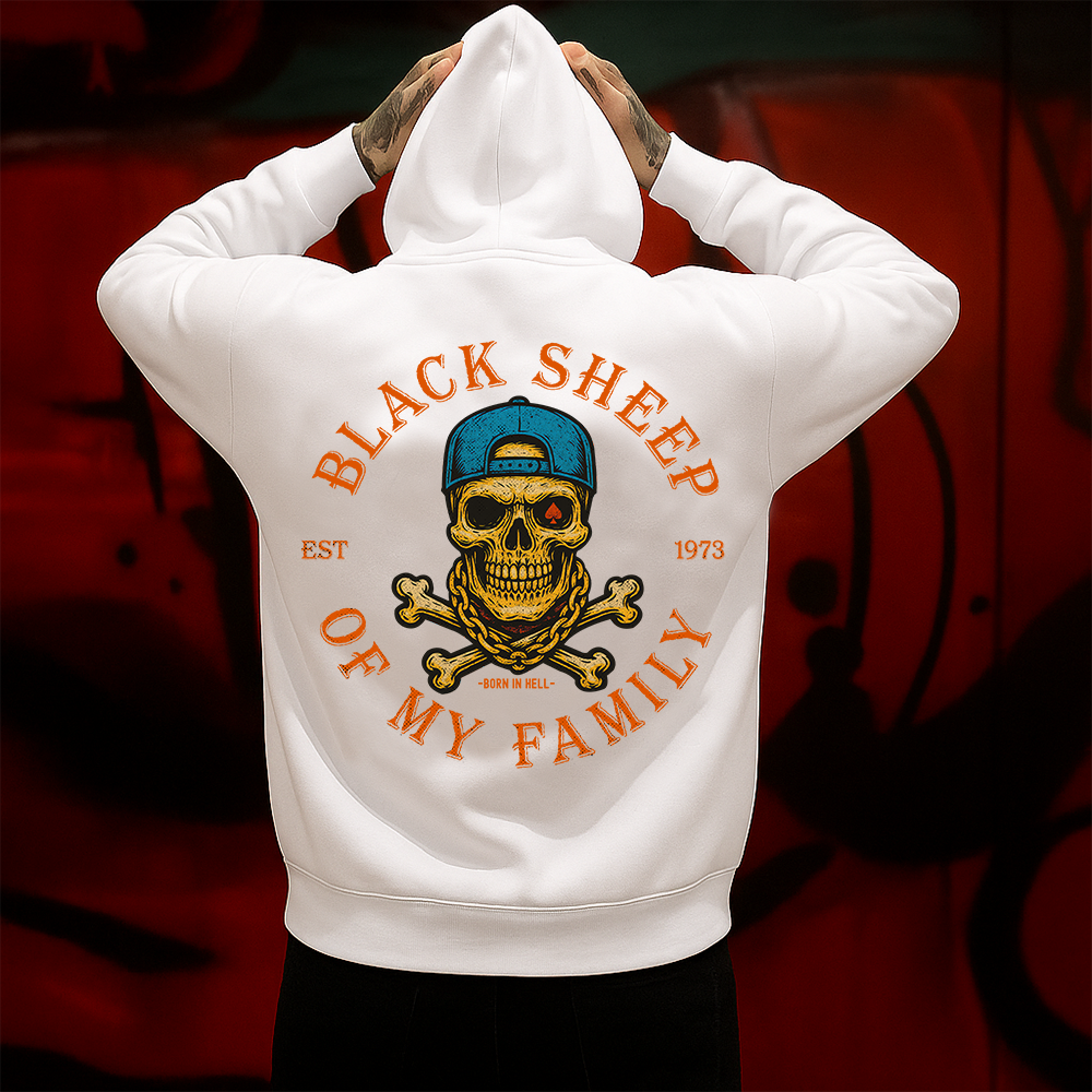 Black Sheep Skull Hoodie