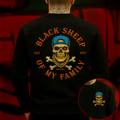 Black Sheep Skull Sweatshirt