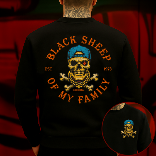 Black Sheep Skull Sweatshirt