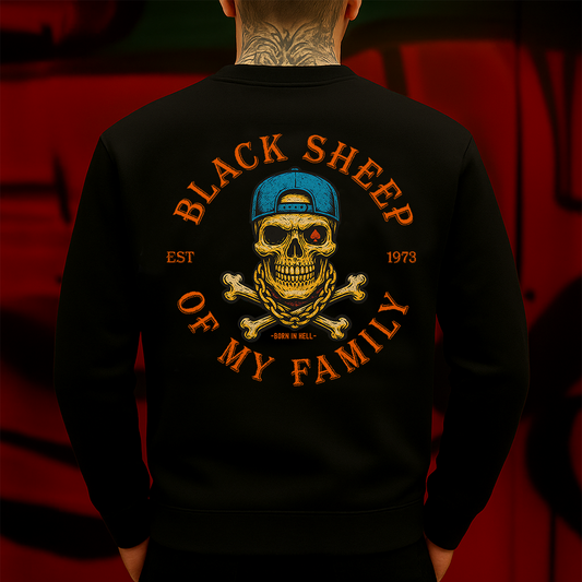 Black Sheep Skull Sweatshirt