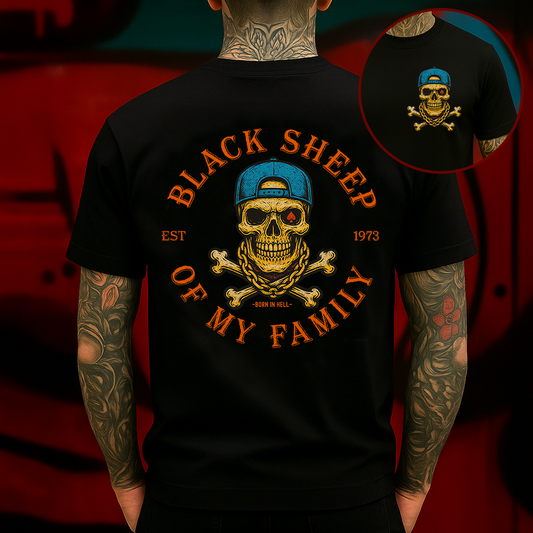 Black Sheep Skull T-Shirt