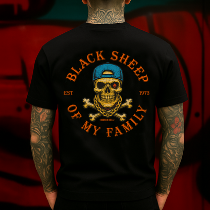 Black Sheep Skull T-Shirt