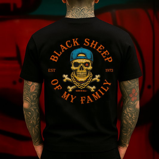 Black Sheep Skull T-Shirt