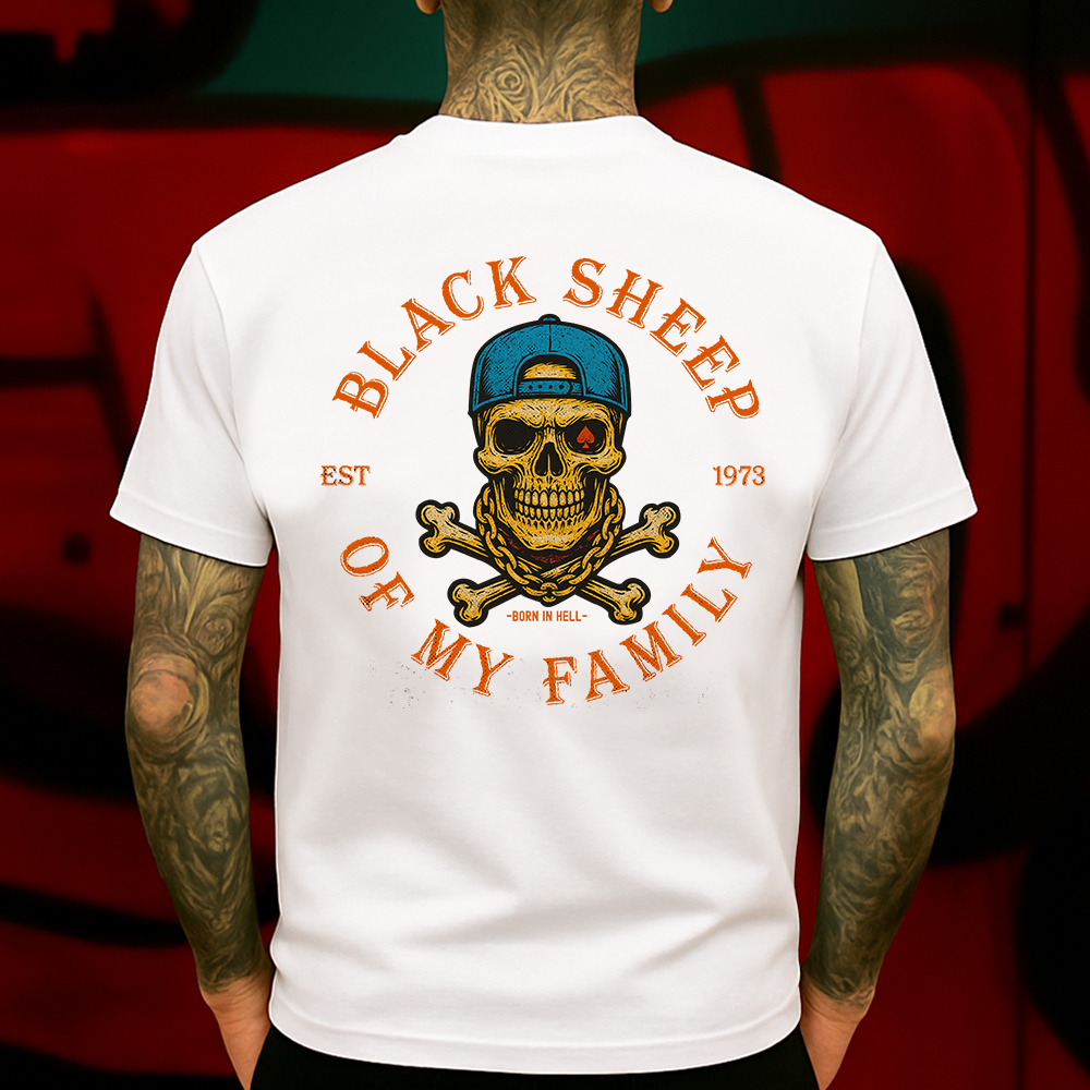 Black Sheep Skull T-Shirt