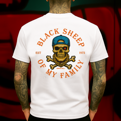 Black Sheep Skull T-Shirt