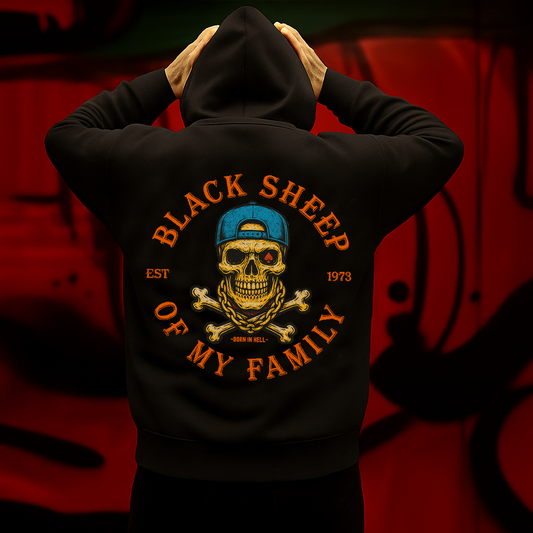 Black Sheep Skull Hoodie