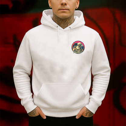 How Original Big Deal Not Hoodie Sarcastic Skeleton Vintage Aesthetic Graphic for Men & Women